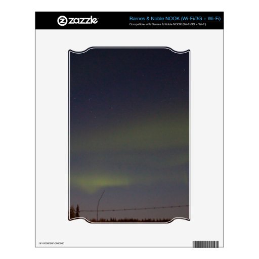 Streaks of Northern Lights NOOK Decal