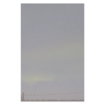 Streaks of Northern Lights Personalized Stationery