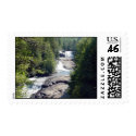 Stream And Waterfall Postage Stamp