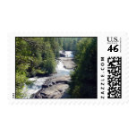 Stream And Waterfall Postage Stamp