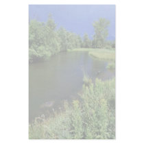 Stream in National Bison Range, Montana stationery