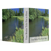 Stream in National Bison Range, ntana 3 Ring Binders