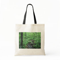Stream Running Through Forrest Glen Tote Bags