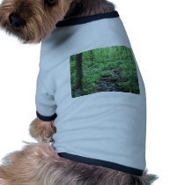 Stream Running Through Forrest Glen Dog T-shirt