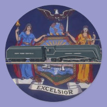 Streamlines Steam Locomotive J-2 Sticker