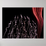 Streams and Strings of Light Poster posters