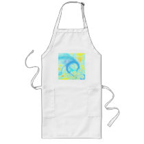 Streams of Joy – Cosmic Aqua & Lemon Aprons