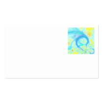 Streams of Joy – Cosmic Aqua & Lemon Business Card