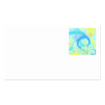 Streams of Joy – Cosmic Aqua &amp; Lemon Business Card