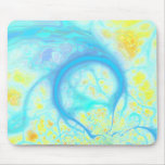 Streams of Joy – Cosmic Aqua & Lemon Mouse Pad