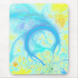 Streams of Joy – Cosmic Aqua & Lemon Mousepad