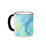 Streams of Joy – Cosmic Aqua &amp; Lemon Coffee Mug