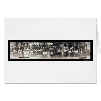 Streator, Illinois Knights and Ladies Photo 1910 Card by lc_panoramicphotos