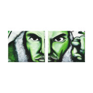 street ART wrappedcanvas