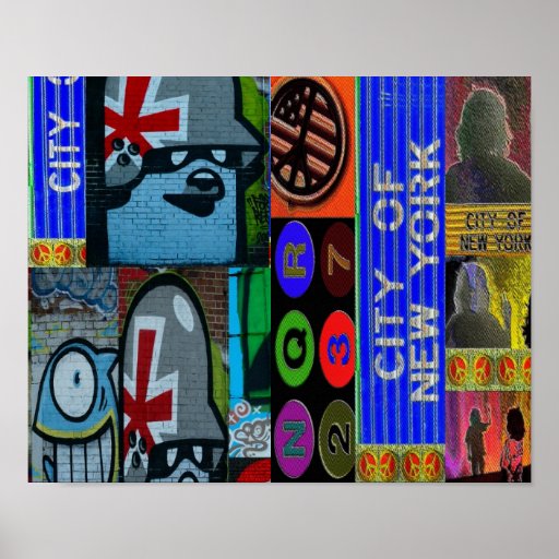 STREET ART NYC by URBAN59 Poster