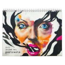 street art portraits calendars