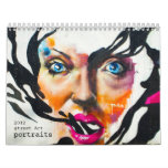 street art portraits calendars