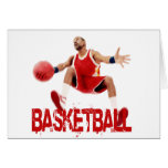 Street Basketball Dribble Greeting Cards