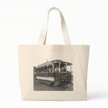 Street Car  Washington D.C. Vintage 1890 Tote Bag