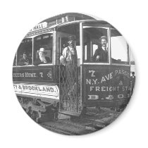 Street Car  Washington D.C. Vintage 1890 Refrigerator Magnet