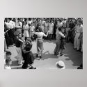 Street Dance, Crowley, Louisiana, 1930s posters