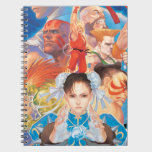 Street Fighter 2 Chun-Li Group notebooks
