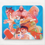 Street Fighter 2 Ryu Group mousepads