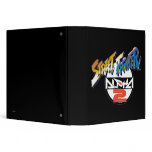 Street Fighter Alpha 2 Logo 3 Ring Binder