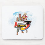 Street Fighter Alpha 3 Ken &amp; Ryu Mouse Pads