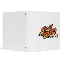 Street Fighter Brand Logo 3 Ring Binder