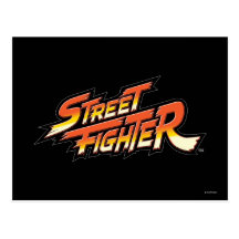 Street Fighter Brand Logo Post Card