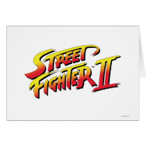 Street Fighter II Logo Card