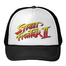 Street Fighter II Logo Hats