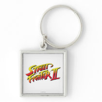 Street Fighter II Logo Key Chain