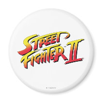 Street Fighter II Logo Fridge Magnets