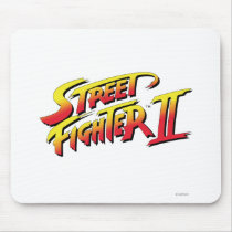Street Fighter II Logo Mouse Pad