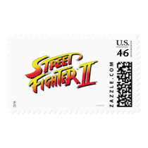 Street Fighter II Logo Postage Stamp