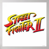 Street Fighter II Logo Print