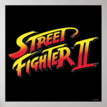 Street Fighter II Logo Posters