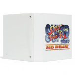Street Fighter II Turbo HD Remix Logo 3 Ring Binder