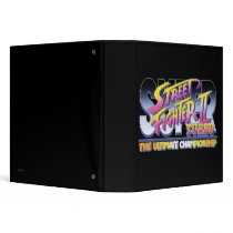 Street Fighter II Turbo UC Logo Vinyl Binder
