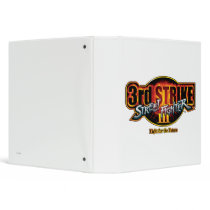 Street Fighter III 3rd Strike Logo 3 Ring Binder