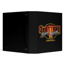 Street Fighter III 3rd Strike Logo Vinyl Binders