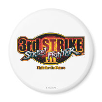 Street Fighter III 3rd Strike Logo Refrigerator Magnets
