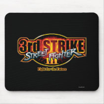 Street Fighter III 3rd Strike Logo Mousepads