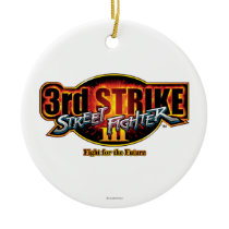 Street Fighter III 3rd Strike Logo Ornaments
