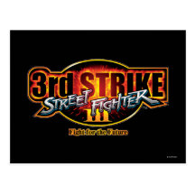 Street Fighter III 3rd Strike Logo Post Card