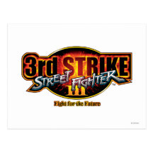 Street Fighter III 3rd Strike Logo Post Cards