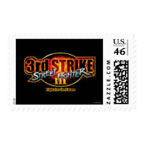 Street Fighter III 3rd Strike Logo Postage