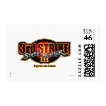 Street Fighter III 3rd Strike Logo Stamp